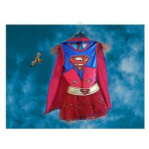 Super Woman Toddler Costume Size SM 4T